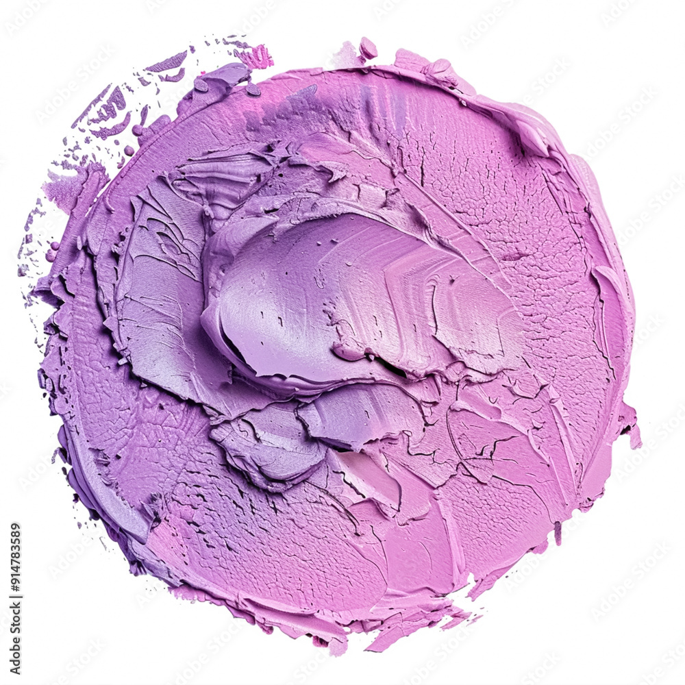 Fototapeta premium Beauty product and cosmetics texture as circle shape design, makeup blush eyeshadow powder as abstract luxury cosmetic background art