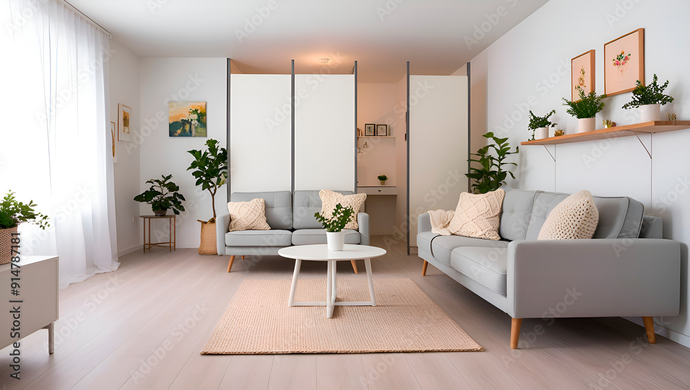 Fototapeta premium living room interior