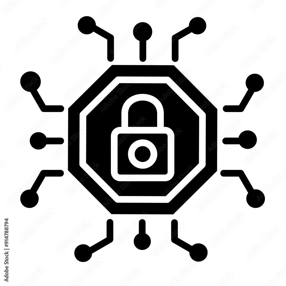 Cybersecurity Icon Cybersecurity Icon