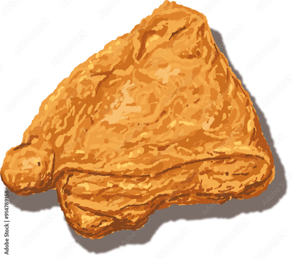 Fried Chicken Digital Illustration Vector Clipart Fried Chicken Digital Illustration Vector Clipart