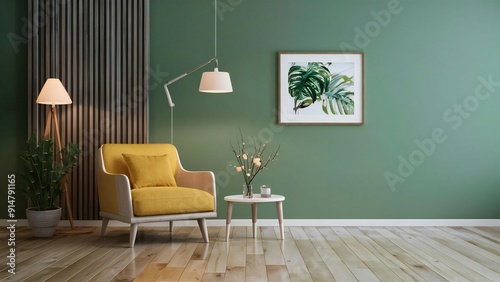 design scene with a chair