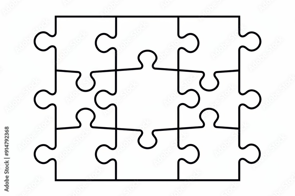 Serenity in a puzzle piece outline Serenity in a puzzle piece outline