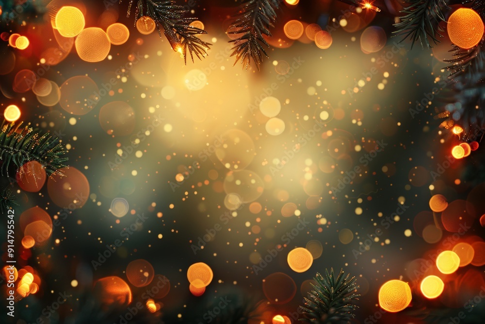christmas background bokeh frame christmas background bokeh frame