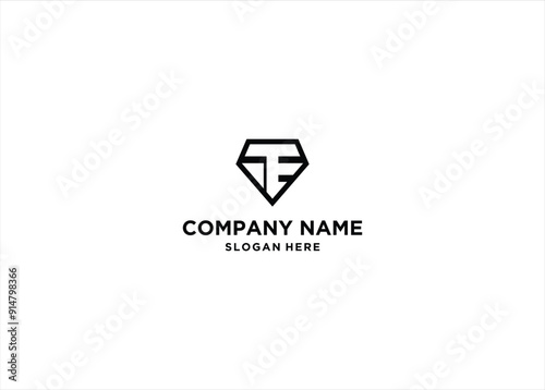 Free Download TE initial logo template vector - GFXLoad