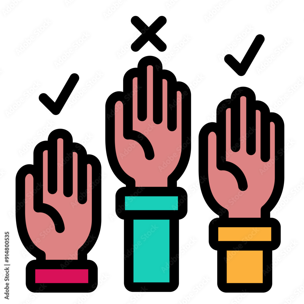 Obraz premium Citizen Participation Icon