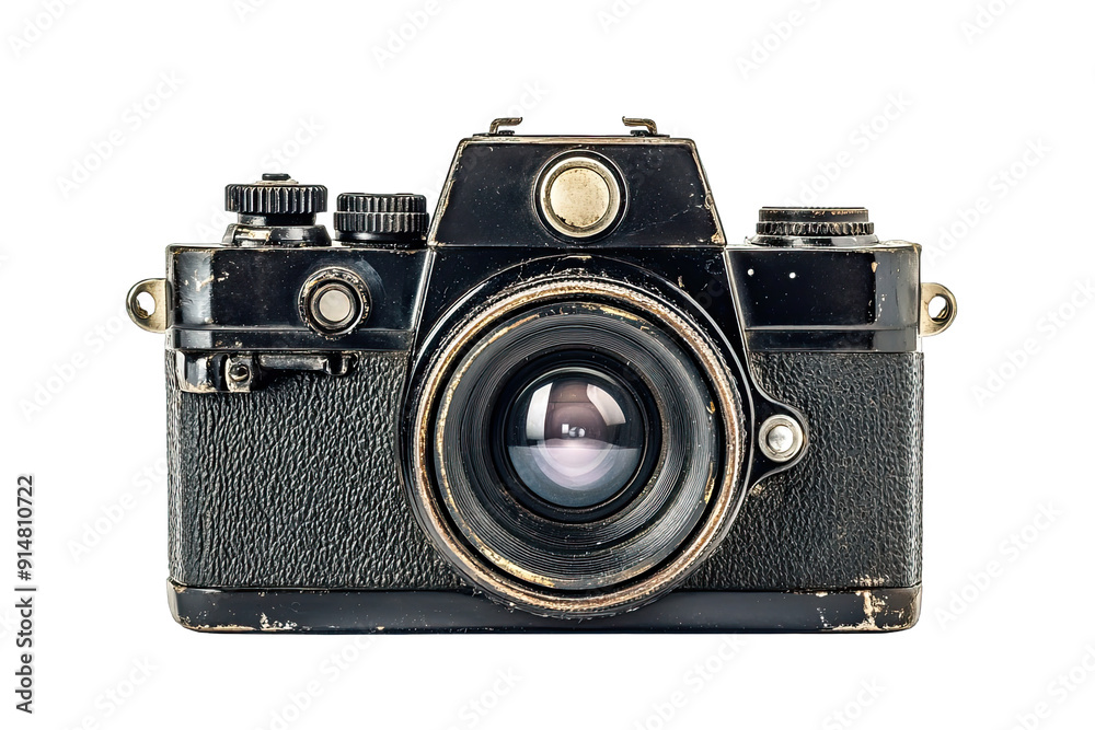 old photo camera isolated on a white background old photo camera isolated on a white background