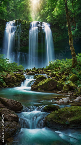 waterfall in the forest