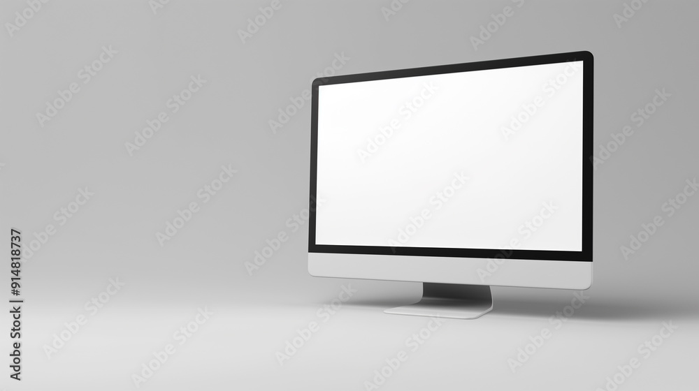 空白のデスクトップデバイスのモックアップ素材_Blank desktop device mockup material 空白のデスクトップデバイスのモックアップ素材_Blank desktop device mockup material