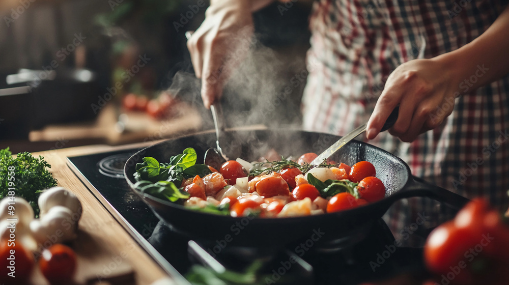 Home cooking kitchen recipe food preparation meal Home cooking kitchen recipe food preparation meal