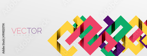 Color bend lines with shadow texture effect. Vector Illustration For Wallpaper, Banner, Background, Card, Book Illustration, landing page