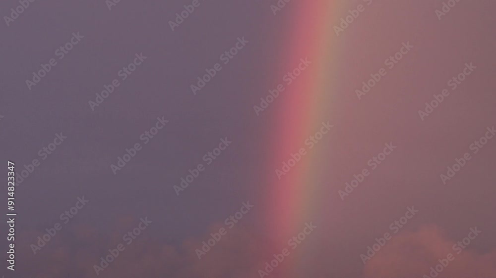 Stockholm, Sweden A rainbow paints a colourful sky after a heavy rain Stockholm, Sweden A rainbow paints a colourful sky after a heavy rain