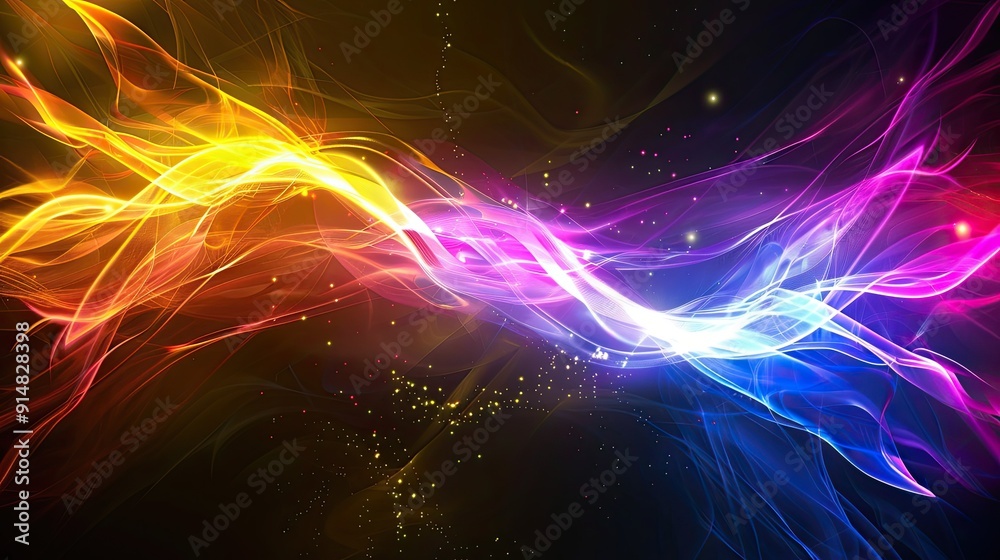 Light beams creating a dynamic digital flow Light beams creating a dynamic digital flow