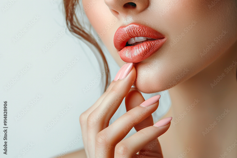 Fototapeta premium close up portrait of a beautiful woman