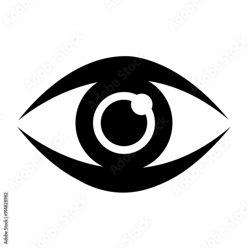 Eye icon representing visual organ.