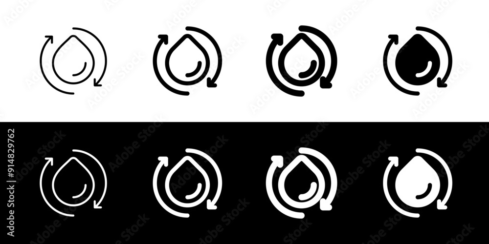 Editable save water, water conservation vector icon. Environment, ecology, eco-friendly. Part of a big icon set family. Perfect for web and app interfaces, presentations, infographics, etc Editable save water, water conservation vector icon. Environment, ecology, eco-friendly. Part of a big icon set family. Perfect for web and app interfaces, presentations, infographics, etc