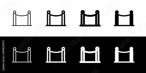 Editable barrier, baricade vector icon. Movie, cinema, entertainment. Part of a big icon set family. Perfect for web and app interfaces, presentations, infographics, etc