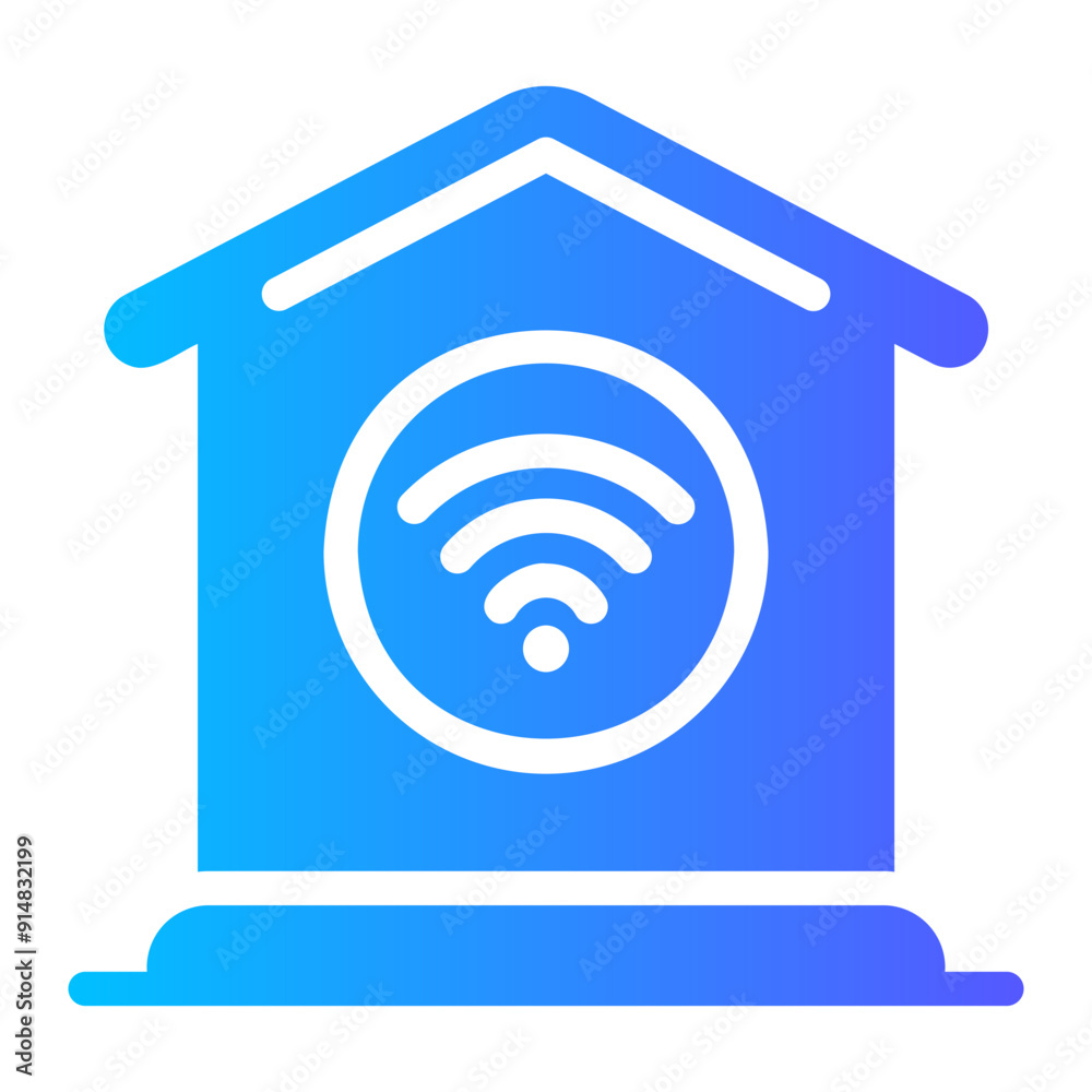 smart house Gradient icon smart house Gradient icon