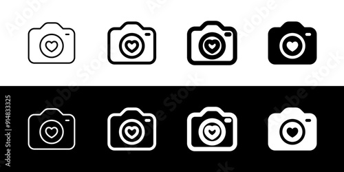Editable wedding photography vector icon. Wedding, valentine, love, celebration. Part of a big icon set family. Perfect for web and app interfaces, presentations, infographics, etc