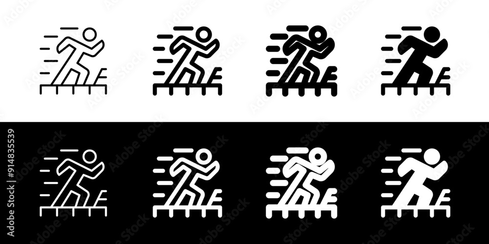 Editable platformer game, action game, running vector icon. Video game, game elements. Part of a big icon set family. Perfect for web and app interfaces, presentations, infographics, etc Editable platformer game, action game, running vector icon. Video game, game elements. Part of a big icon set family. Perfect for web and app interfaces, presentations, infographics, etc