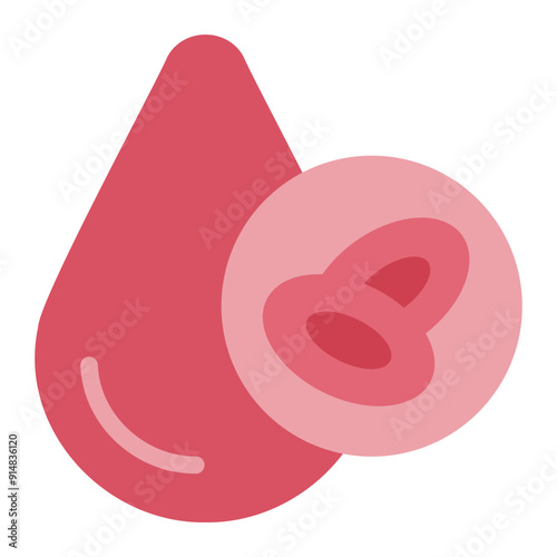 Red blood cells icon representing circulation.