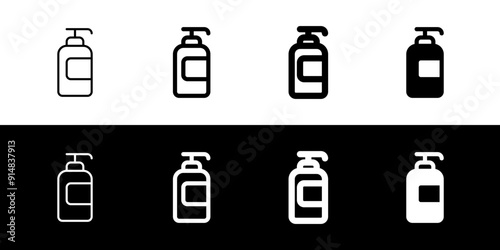 Editable shower gel vector icon. Cosmetics, makeup, skincare, beauty. Part of a big icon set family. Perfect for web and app interfaces, presentations, infographics, etc