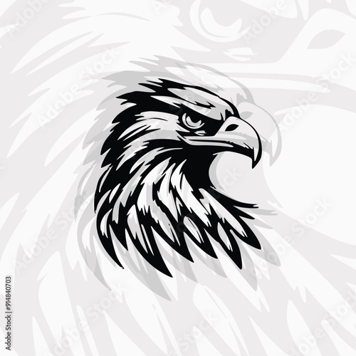 Eagle mascot vector illustration