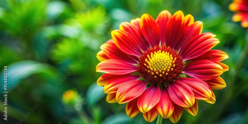Vibrant red and yellow flower in full bloom , floral, nature, colorful, garden, petals, vibrant, beautiful, botanical, bloom, vibrant Vibrant red and yellow flower in full bloom , floral, nature, colorful, garden, petals, vibrant, beautiful, botanical, bloom, vibrant