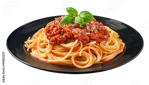 Delicious Homemade Spaghetti Bolognese Closeup