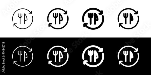 Editable food processing, processing order vector icon. Part of a big icon set family. Perfect for web and app interfaces, presentations, infographics, etc