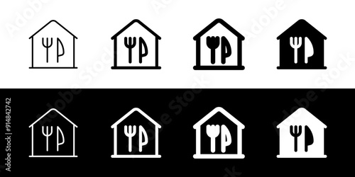 Editable home cooking, home delivery vector icon. Part of a big icon set family. Perfect for web and app interfaces, presentations, infographics, etc
