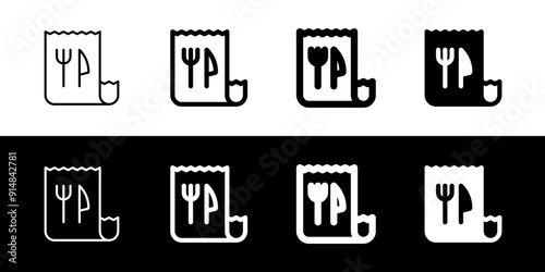 Editable restaurant bill, invoice vector icon. Part of a big icon set family. Perfect for web and app interfaces, presentations, infographics, etc