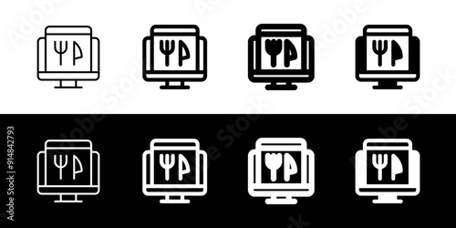 Editable online order, computer, website vector icon. Part of a big icon set family. Perfect for web and app interfaces, presentations, infographics, etc