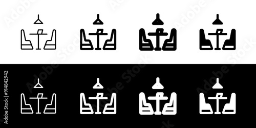 Editable restaurant seat vector icon. Food, restaurant. Part of a big icon set family. Perfect for web and app interfaces, presentations, infographics, etc
