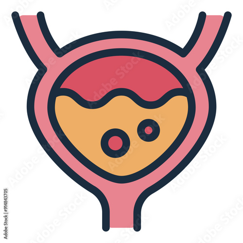 Bladder icon representing urinary organ.