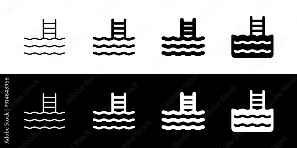 Editable swimming pool vector icon. Part of a big icon set family. Perfect for web and app interfaces, presentations, infographics, etc Editable swimming pool vector icon. Part of a big icon set family. Perfect for web and app interfaces, presentations, infographics, etc