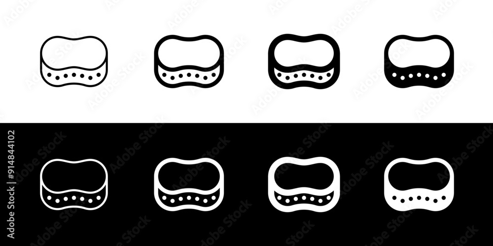 Editable cleaning sponge, scrubber vector icon. Part of a big icon set family. Perfect for web and app interfaces, presentations, infographics, etc