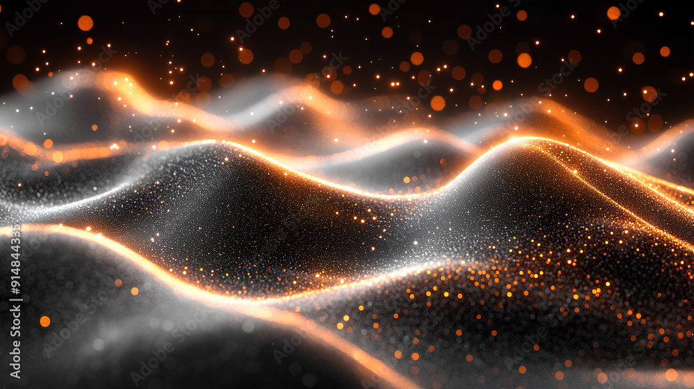 Luminous silver wavy line light line, silver wave lights , silver stars dust trail sparkling particles isolated Luminous silver wavy line light line, silver wave lights , silver stars dust trail sparkling particles isolated
