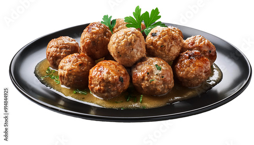 Swedish Meatballs on transparent background