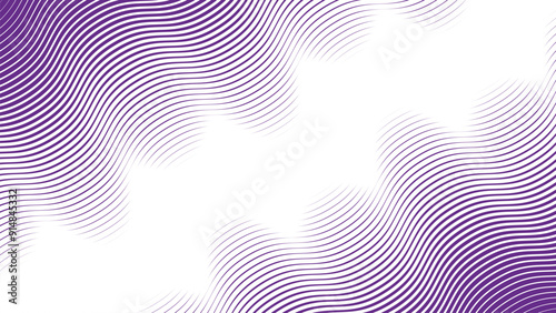 Purple wavy lines abstract background for backdrop or presentation