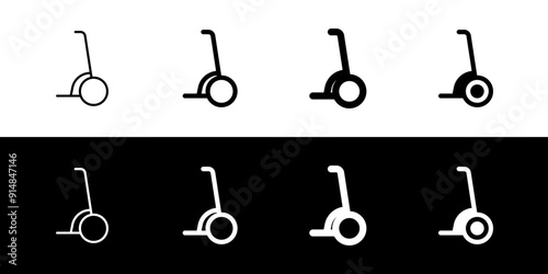 Editable segway scooter vector icon. Vehicles, transportation, travel. Part of a big icon set family. Perfect for web and app interfaces, presentations, infographics, etc
