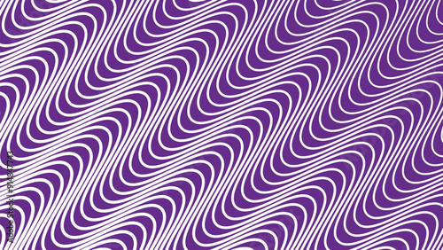 Purple wavy lines abstract background for backdrop or presentation