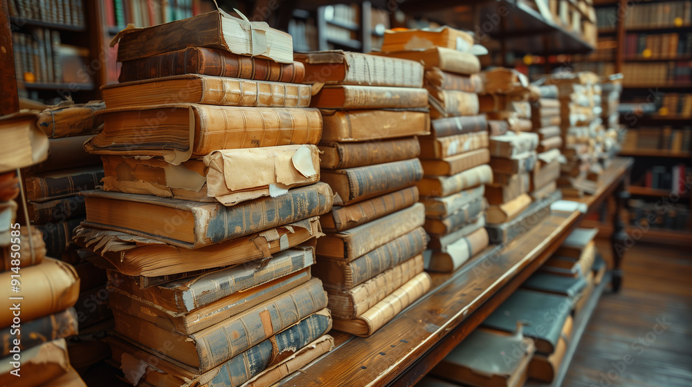 Court Files and Judicial Records in Legal Documentation Piles for Law and Judiciary Systems