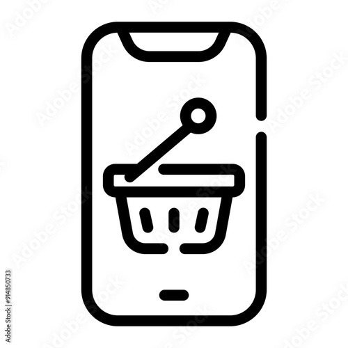 ecommerce Line Icon