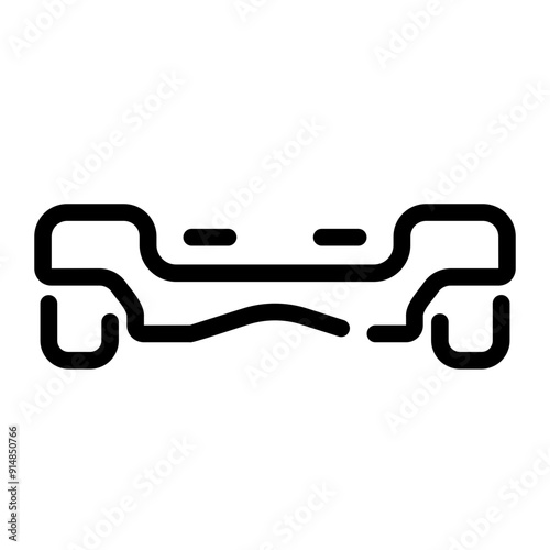 hoverboard Line Icon