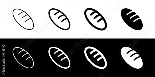 Editable bread loaf vector icon. Part of a big icon set family. Perfect for web and app interfaces, presentations, infographics, etc photo