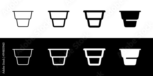 Editable yogurt vector icon. Part of a big icon set family. Perfect for web and app interfaces, presentations, infographics, etc