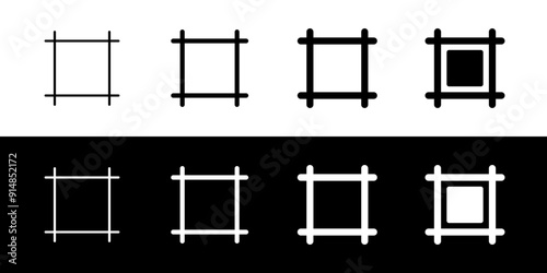 Editable frame, artboard vector icon. Part of a big icon set family. Perfect for web and app interfaces, presentations, infographics, etc