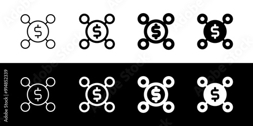 Editable money, budget vector icon. Part of a big icon set family. Perfect for web and app interfaces, presentations, infographics, etc
