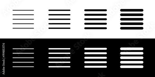 Editable paragraph justified alignments vector icon. Part of a big icon set family. Perfect for web and app interfaces, presentations, infographics, etc