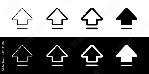 Editable capslock arrow vector icon. Part of a big icon set family. Perfect for web and app interfaces, presentations, infographics, etc